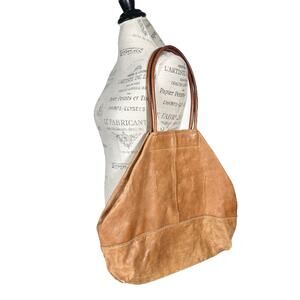 Banana Republic | Women | Camel Lambskin Leather Shoulder Tote Bag | One Size